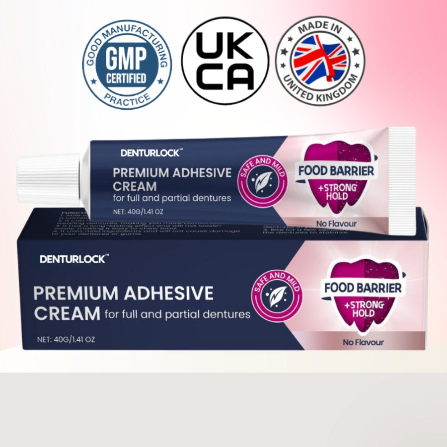 DenturLock™ | Premium Adhesive Cream