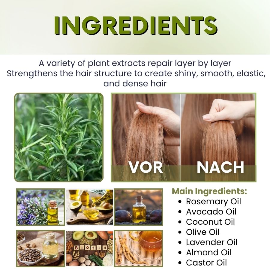 FloraHair™ | Veganic Hair Oil