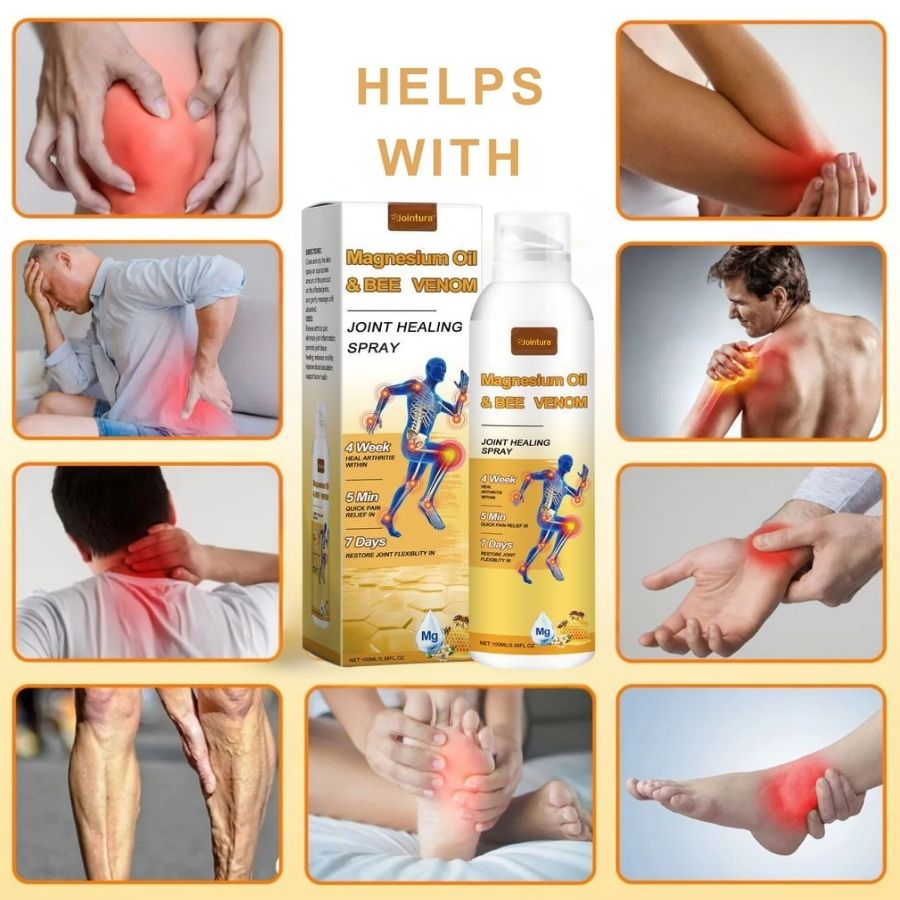 Jointura™ | Magnesium Oil & Bee Venom Joint Healing Spray
