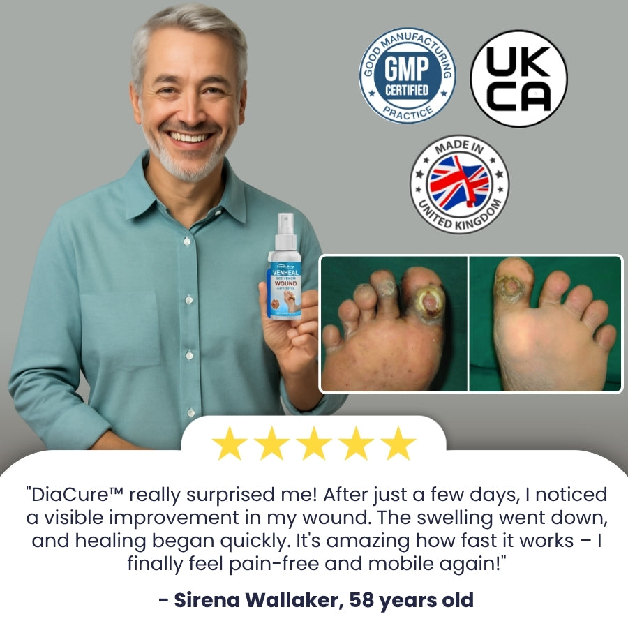 DiaCure™ | VenHeal Bee Venom Diabetic Wound Spray