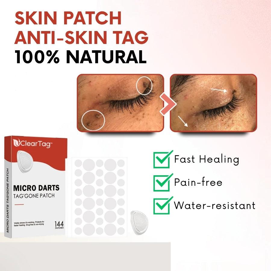 ClearTag™ | Micro Darts Tag Gone Patch