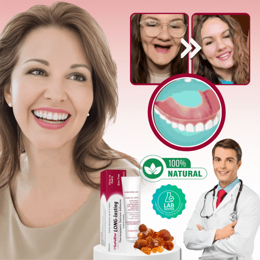 SafeBite™ | Denture Adhesive Cream