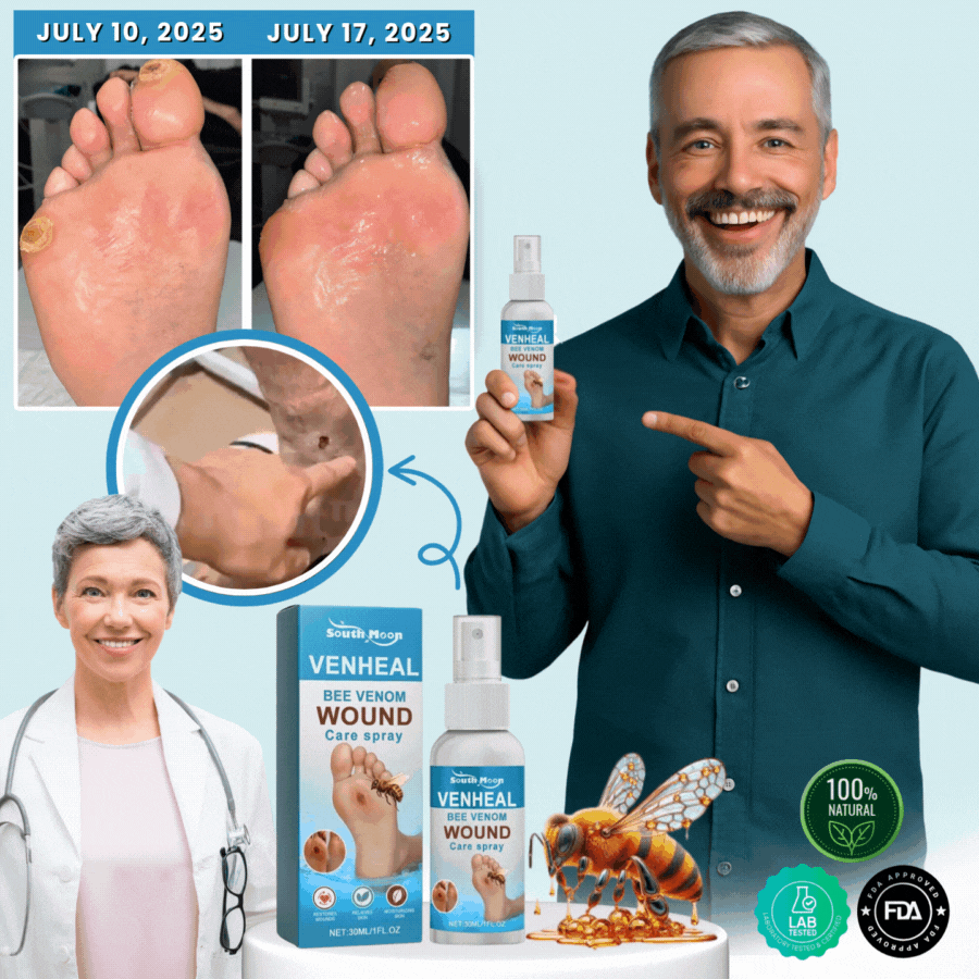 DiaCure™ | VenHeal Bee Venom Diabetic Wound Spray