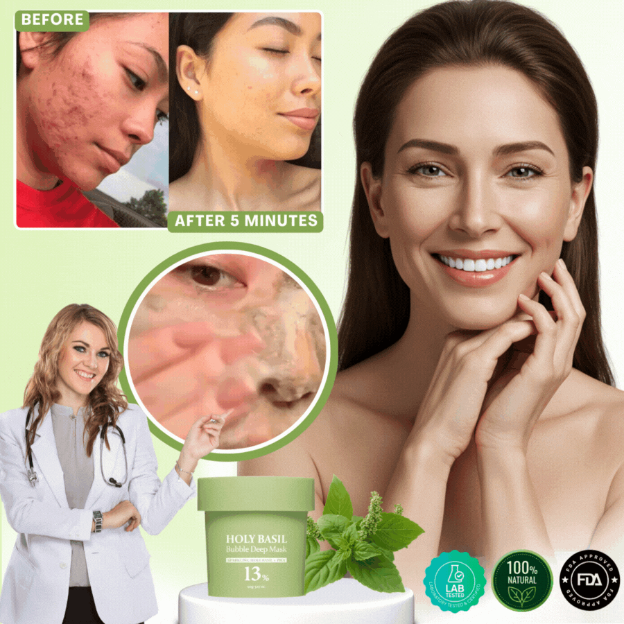 TulsiGlow™ | Holy Basil Bubble Mask