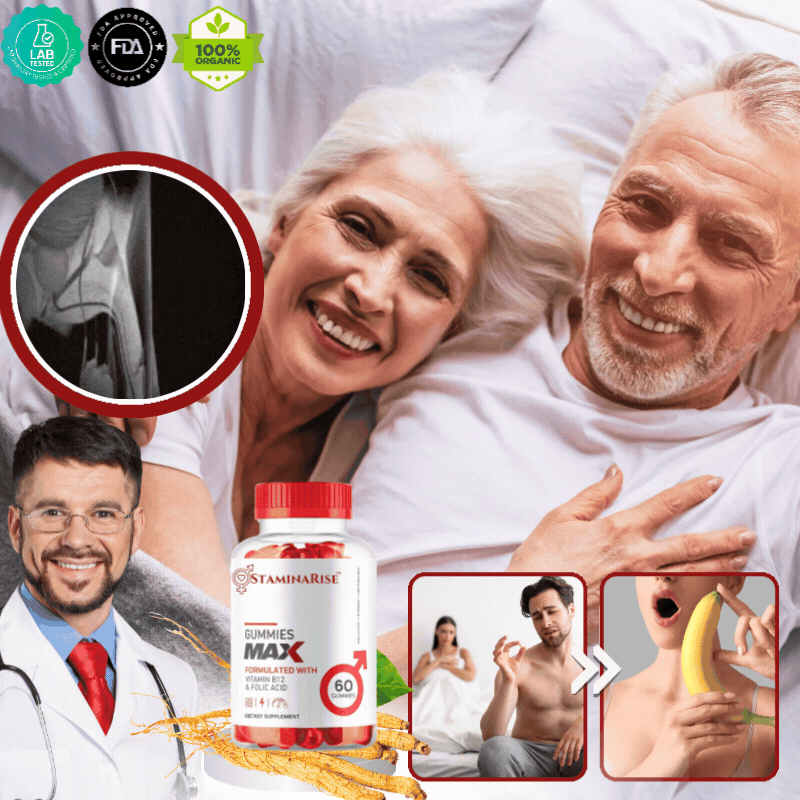 StaminaRise™ Gummy Candies | Increase Penis Size by 5 cm!