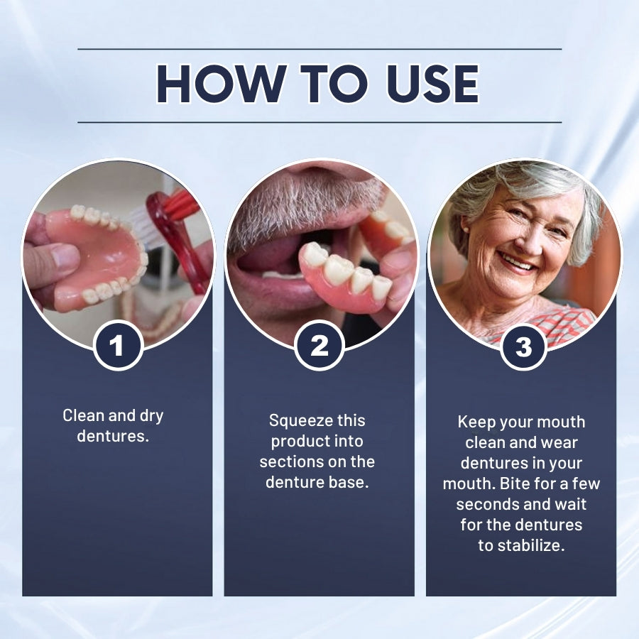 DenturLock™ | Premium Adhesive Cream