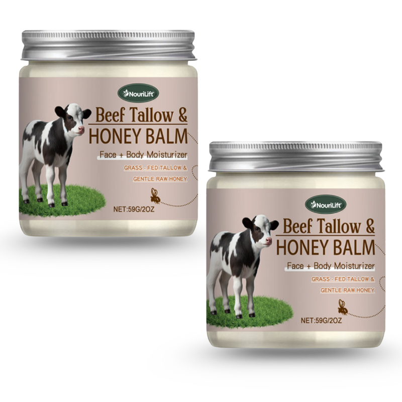 NouriLift™ | Beef Tallow & Manuka Honey Balm for Skin Firming