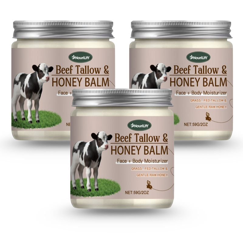 NouriLift™ | Beef Tallow & Manuka Honey Balm for Skin Firming
