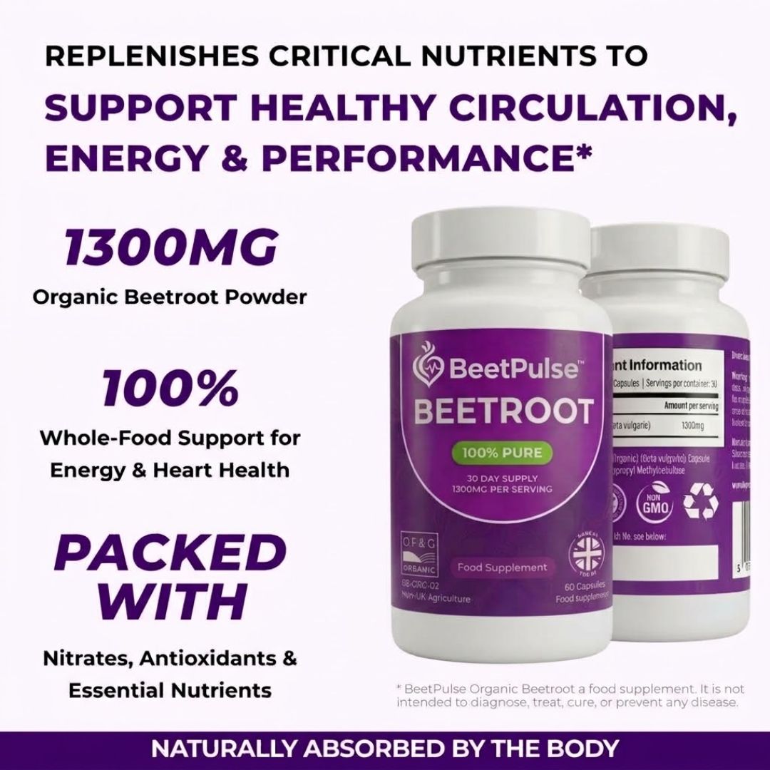 BeetPulse™ | Organic Beetroot Capsule