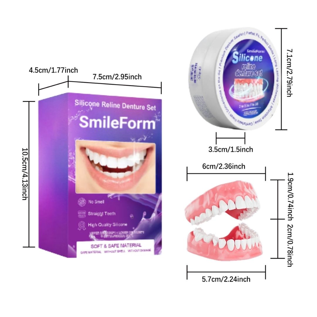 SmileForm™ | Silicone Reline Denture Set