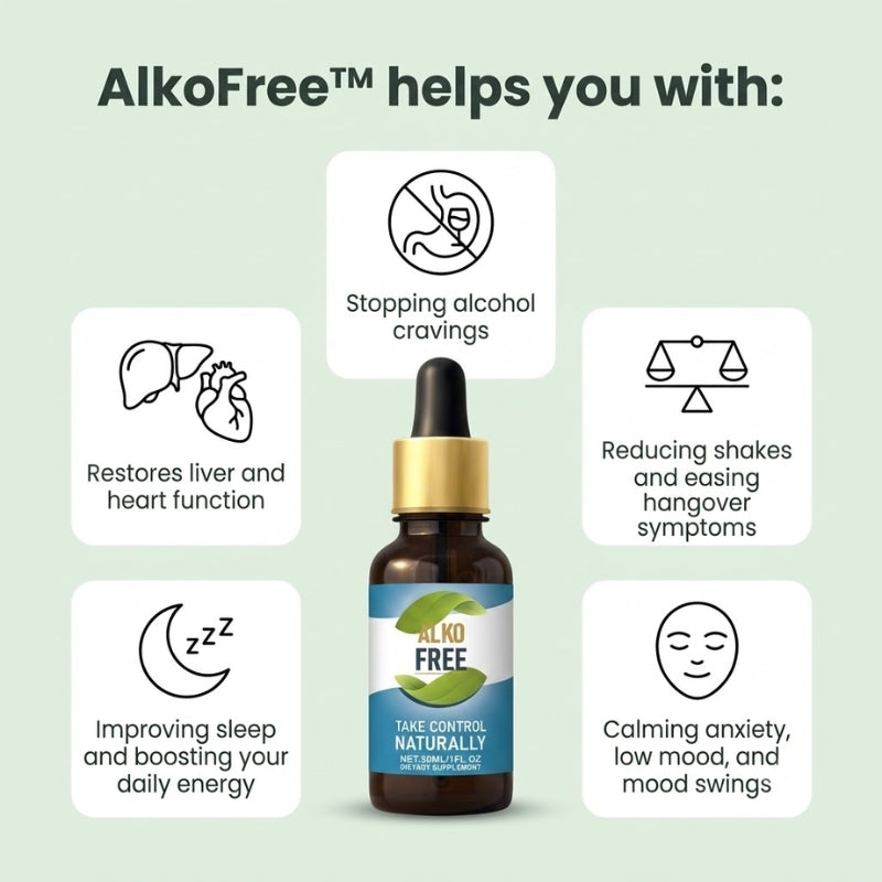 AlkoFree™ | Herbal Alcohol-Reduction Drops