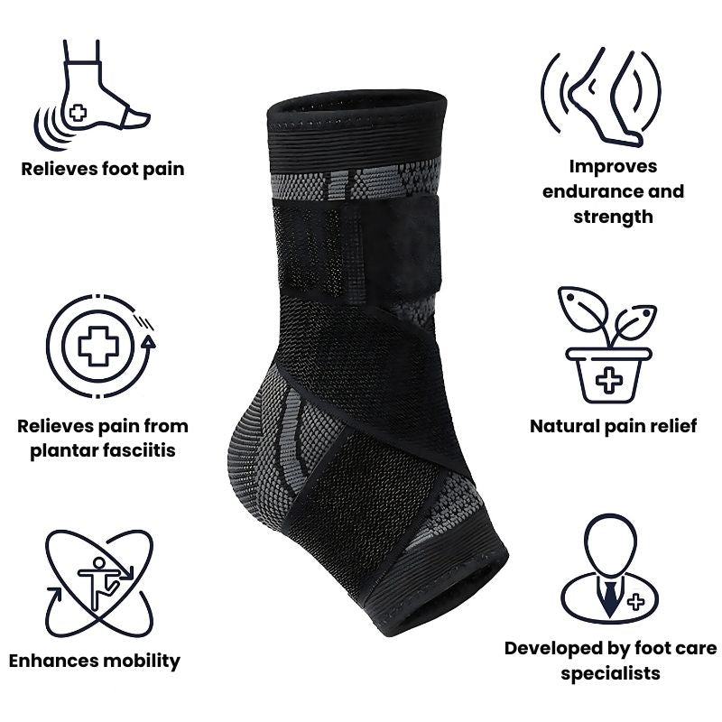 PlantarSupport™ | Plantar Fasciitis Brace with Support Strap