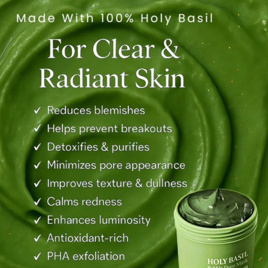 TulsiGlow™ | Holy Basil Bubble Mask