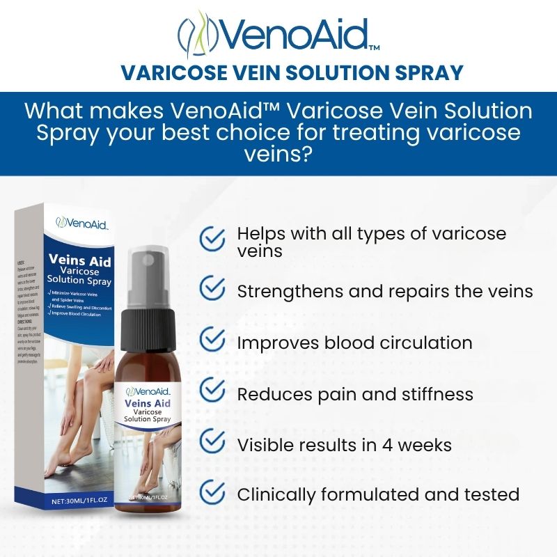 VenoAid™ | Varicose Vein Solution Spray