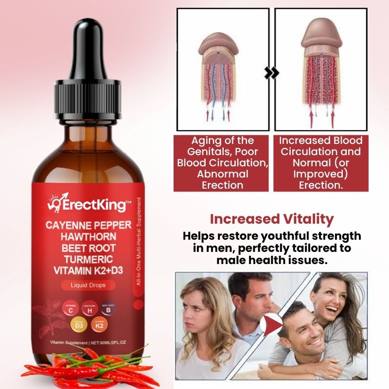 ErectKing™ | Cayenne Drops for Men’s Vitality