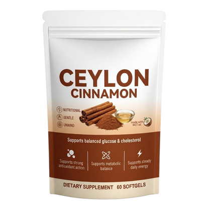 CeylonCinnamon™ | True Ceylon Cinnamon, 7,200mg Equivalent, with MCT Oil