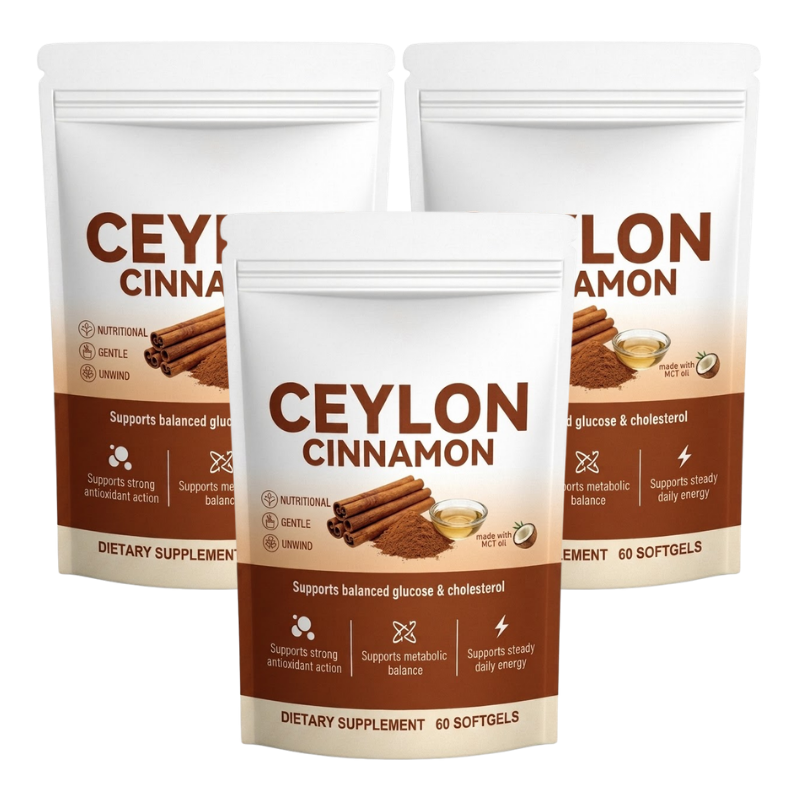 CeylonCinnamon™ | True Ceylon Cinnamon, 7,200mg Equivalent, with MCT Oil