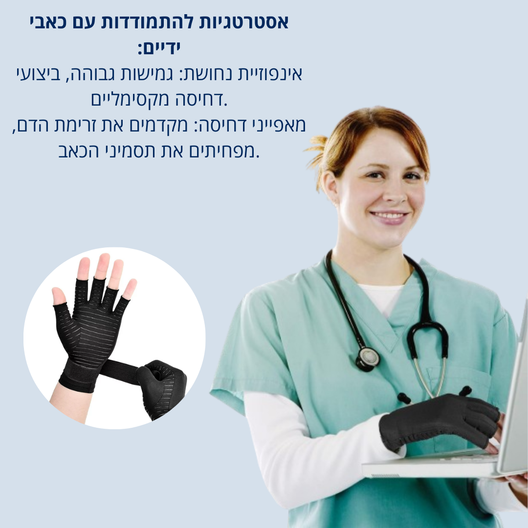 HandRevive™ הביסו כאבי דלקת פרקים, תסמונת תעלה קרפלית ודלקת גידים ב-30 דקות!