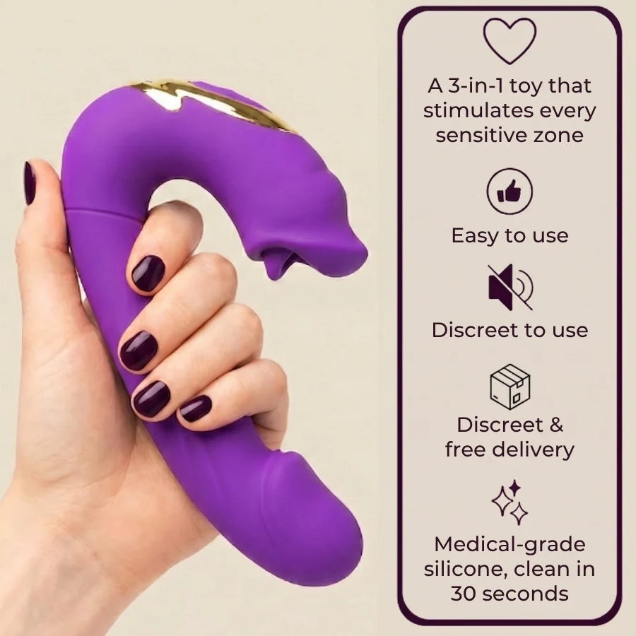 Sensora ™ | TripleWave Mechanism for Woman's Pleasure