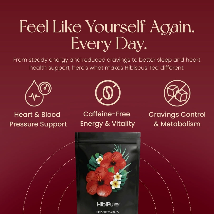 HibiPure™ | Organic Hibiscus Tea Bags