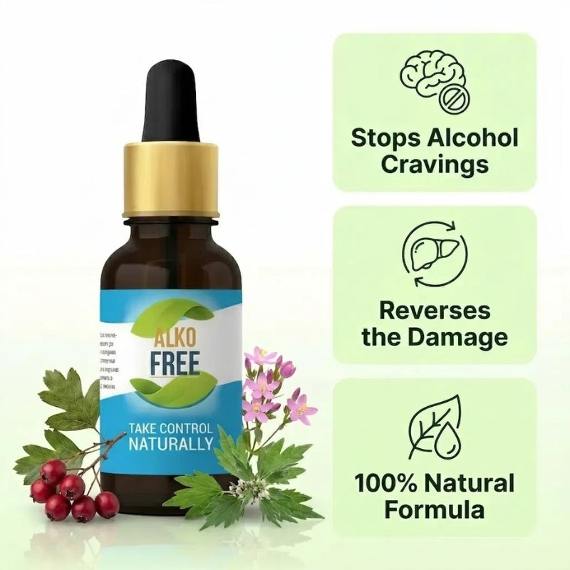 AlkoFree™ | Herbal Alcohol-Reduction Drops