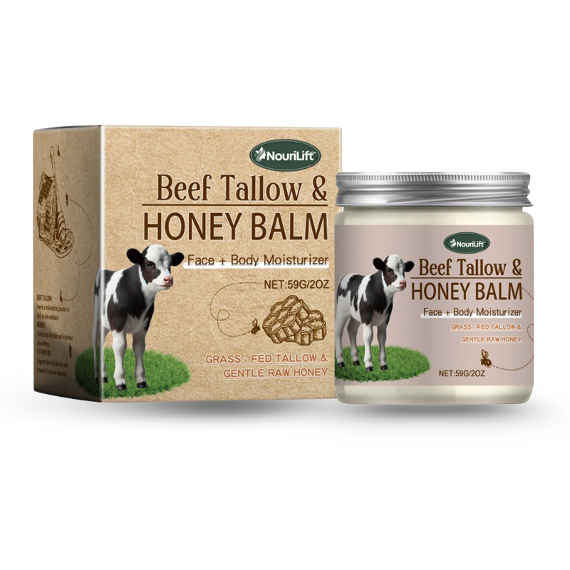 NouriLift™ | Beef Tallow & Manuka Honey Balm for Skin Firming