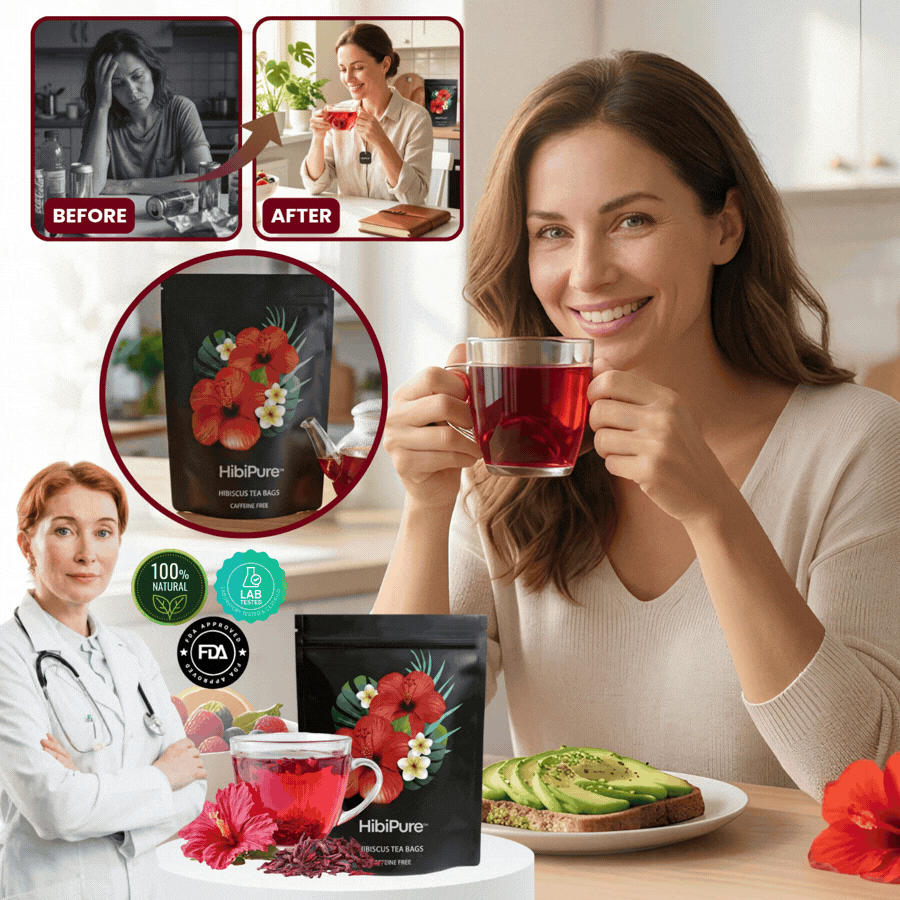 HibiPure™ | Organic Hibiscus Tea Bags