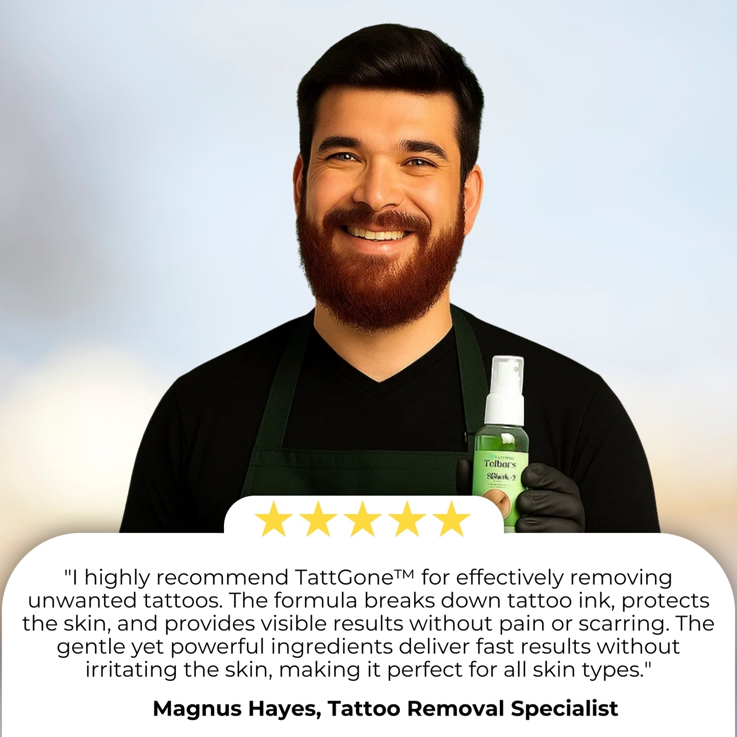 TattGone™ Spray Bottle | 99% Tattoo Ink Removed!