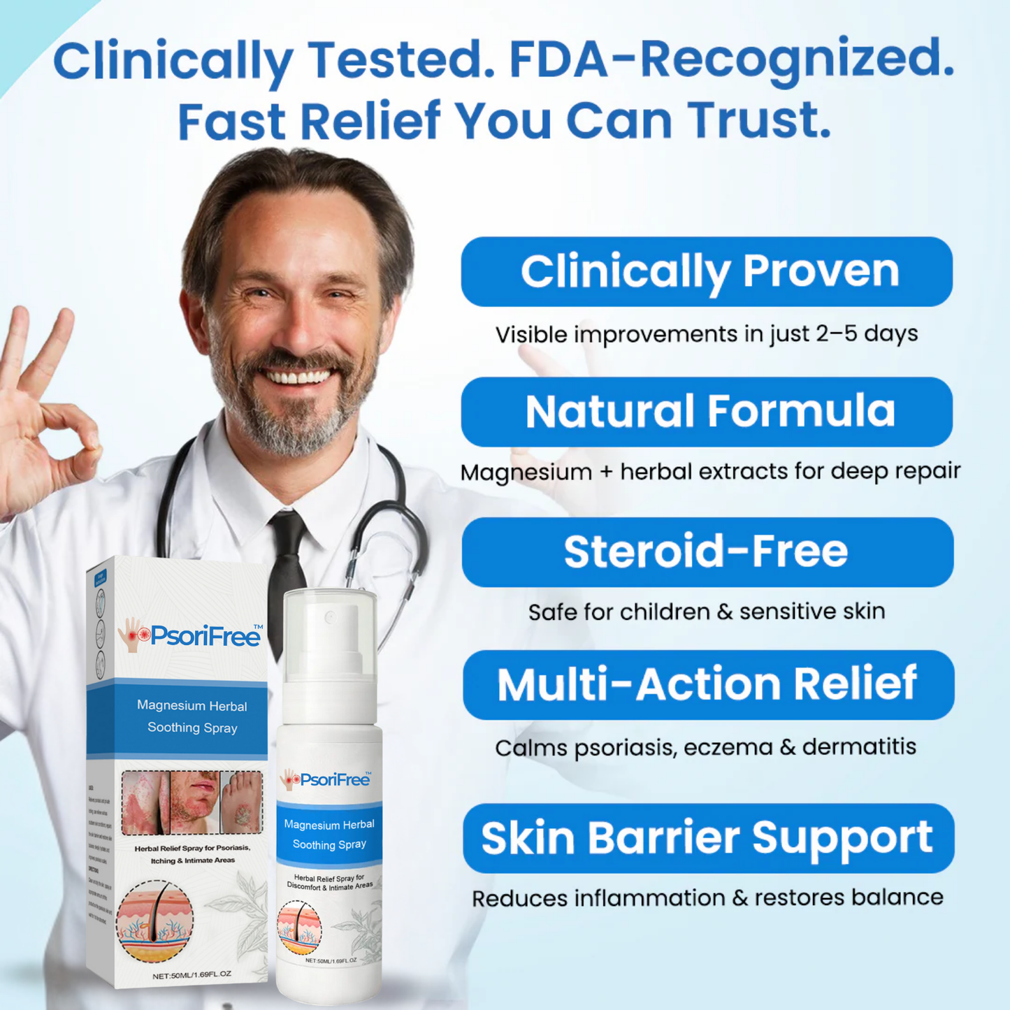 PsoriFree™ | End Redness and Flaking in 5 Days!
